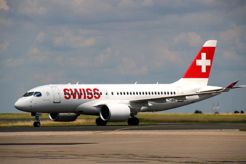 Swiss Maiden Flight Aircraft