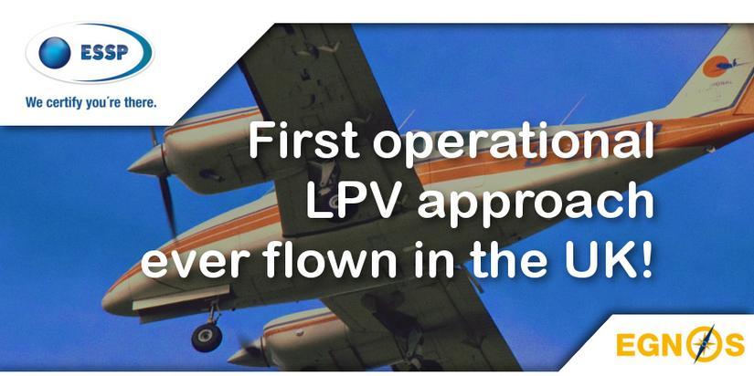 First LPV flown in UK