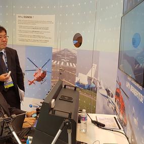 Flight simulator at  the World ATM Congress 2017